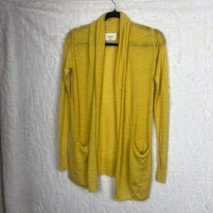 Aritzia - Wilfred  Yellow Cardigan Size XXS